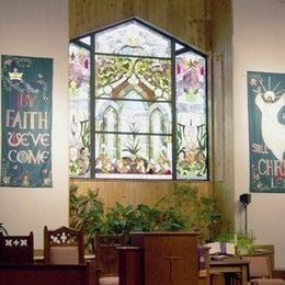 Inside the Santuary of Asbury North UMC