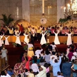 Sunday worship at First Baptist Church of Paschall