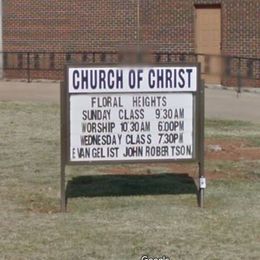 Floral Heights Church of Christ sign