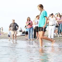 Marina Beach Baptism Service