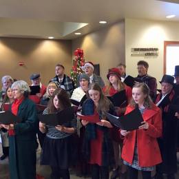 The Carolers are caroling - Christmas 2015