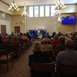 First Worship Service as Living Hope Presbyterian Church