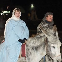 Grace Baptist Church folks at the Parade of Lights in Stittsville