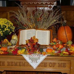 Thanksgiving Altar at FBC Petrolia