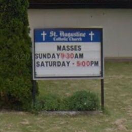 Saint Augustine church sign