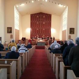 Sunday service at Iroquois United Church