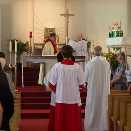 St. Patrick’s Parish celebrating The Solemnity of Corpus Christi June 7, 2015