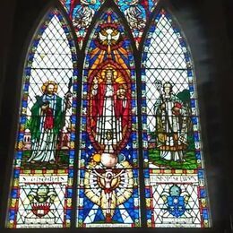 Window above organ