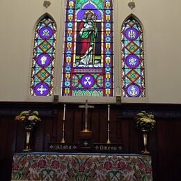 Stained glass window