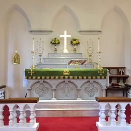 The altar at Christ Church