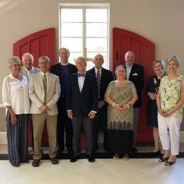 Bishop Rodman with All Saints' 2019 Vestry