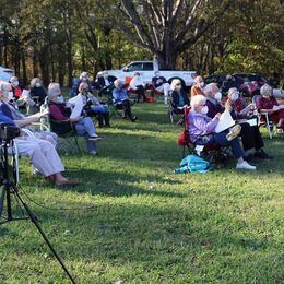 Outdoor worship service - November 8, 2020