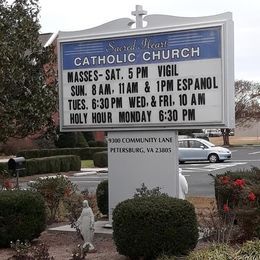 Church of the Sacred Heart, South Prince George, Virginia, United States