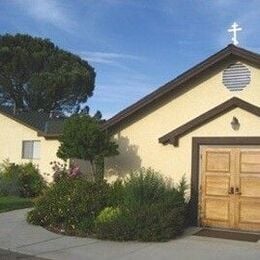 Elevation of the Holy Cross Church, Sacramento, California, United States