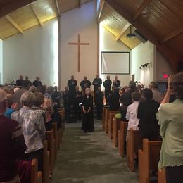 Coastal Voices Men’s Choir performing at the First United Church in Musquodoboit Harbour