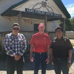 Adam Fiddler United Church Sandy Lake - photo courtesy Dennis Ouellette