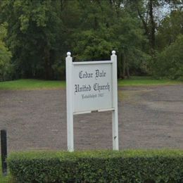 Cedar Dale United Church sign