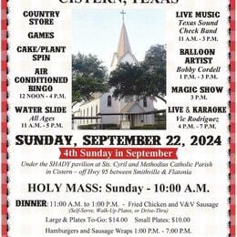 Saints Cyril & Methodius Church Picnic Flyer - September 22, 2024