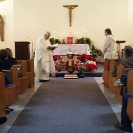 Blessing of the Santo Nino statue