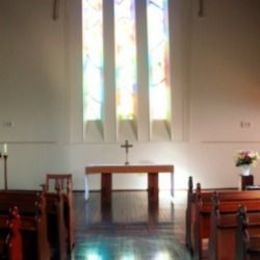 Inside the church