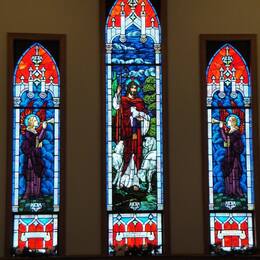 Middletown Fellowship Church stained glass window