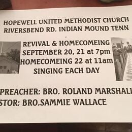 Hopewell Methodist Church, Indian Mound, Tennessee, United States