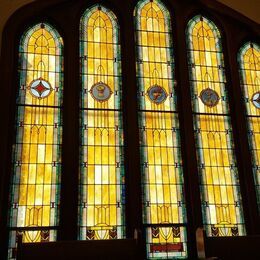 Stained glass windows