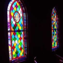 Stained glass windows