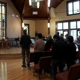 First Worship Service in Renovated Church