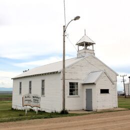 Carter Community United Methodist Church Carter MT - photo courtesy of Montana's Historic Landscapes