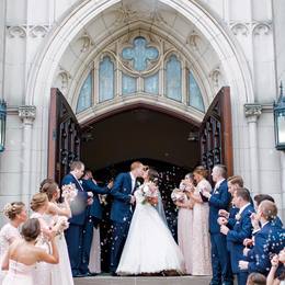 A wedding at First UMC of Mishawaka