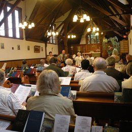 Praise singing with Bert and Cherry