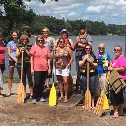 Pierz Fish Lake canoeing event