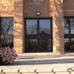 Front doors of church